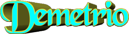 Demetrio D MASCULINO - Italia Nombre 