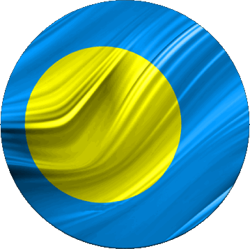 Tondo Palau Oceania Bandiere 