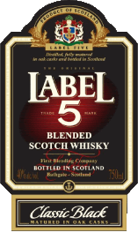 Label 5 Whisky Boissons 
