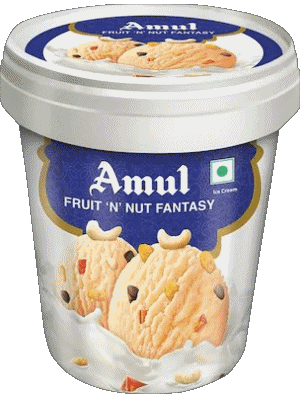 Fruit 'N' Nut Fantasy-Fruit 'N' Nut Fantasy Amul Helado Comida 