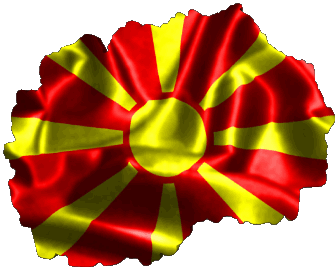 Map Macedonia Europe Flags 