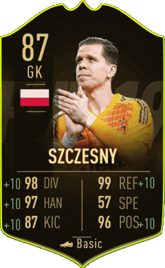 Wojciech Szczesny Pologne F I F A - Joueurs Cartes Jeux Vidéo Multi Média 