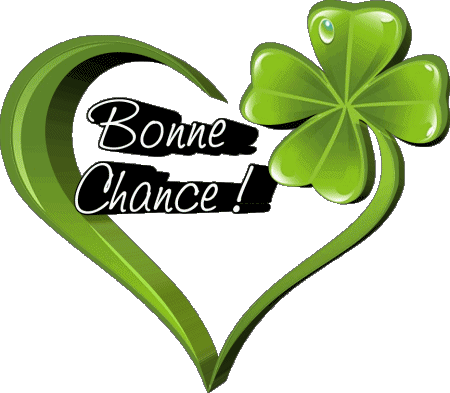 06 Sfondo trasparente Bonne Chance Francese Messagi 