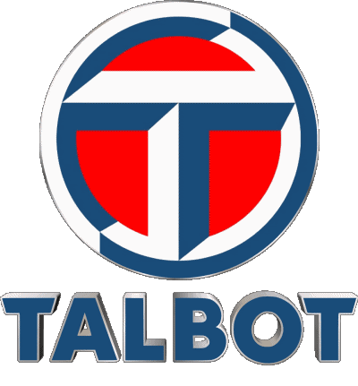 1977 - 1995-1977 - 1995 Logo Talbot Autos - Alt Transport 