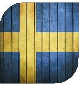 Square Sweden Europe Flags 