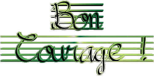 01 Bon Courage French Messages 