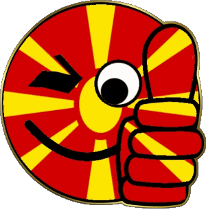Smiley - OK Macedonia Europe Flags 