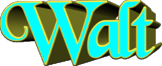 Walt W MASCULIN - UK - USA Prénoms 