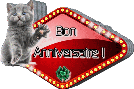 004 Animaux Bon Anniversaire Francese Messagi 