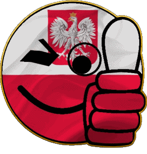 Smiley - OK Poland Europe Flags 