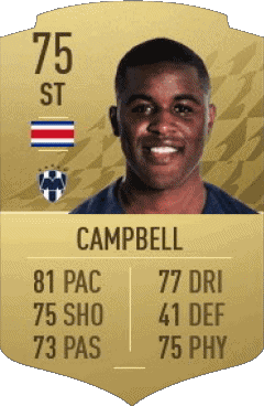 Joel Campbell Costa Rica F I F A - Giocatori carte Videogiochi Multimedia 