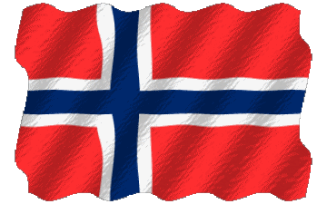 Welligkeit Norwegen Europa Fahnen 