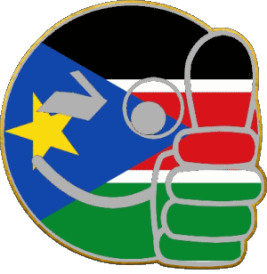Smiley - OK South Sudan Africa Flags 