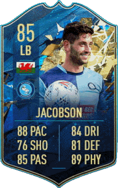 Joe Jacobson Wales F I F A - Karten Spieler Videospiele Multimedia 