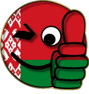 Smiley - OK Belarus Europe Flags 