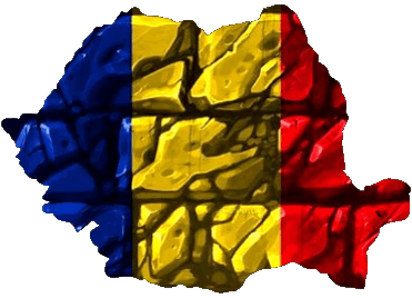 Carte Roumanie Europe Drapeaux 