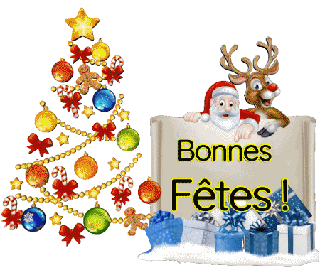 Serie 20 Bonnes Fêtes (Noël) French Messages 