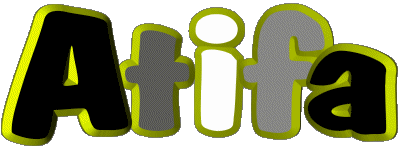 Atifa A WEIBLICH - Maghreb Muslim Vorname 