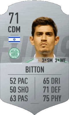 Nir Bitton Israel F I F A - Karten Spieler Videospiele Multimedia 