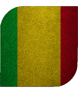 Quadrato Mali Africa Bandiere 