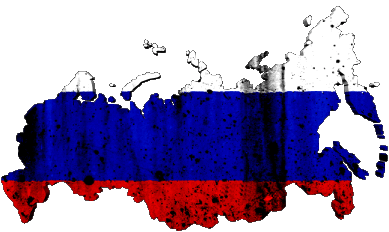 Map Russia Europe Flags 