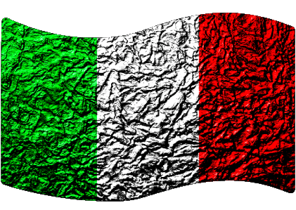 Rectángulo Nacional Italia Europa Banderas 