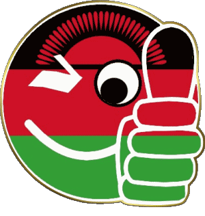 Smiley - OK Malawi Africa Flags 
