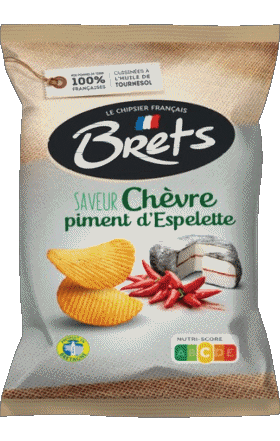 Chèvre Piment D&#039;Espelette-Chèvre Piment D&#039;Espelette Brets Aperitifs - Crisps Food 