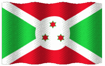 Waving Burundi Africa Flags 