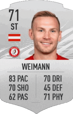 Andreas Weimann Austria F I F A - Card Players Video Games Multi Media 