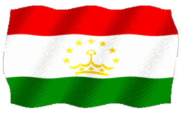 Ondulación Tayikistán Asia Banderas 