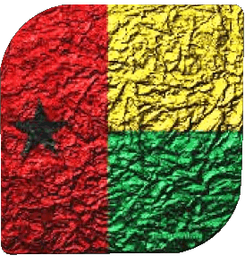 Carré Guinée Bissau Afrique Drapeaux 