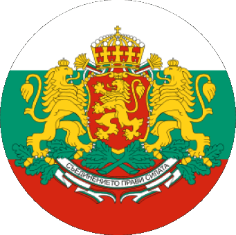 Tondo Bulgaria Europa Bandiere 