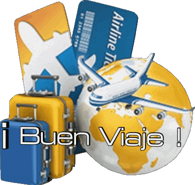 05 Transparent Background Buen Viaje Spanish Messages 