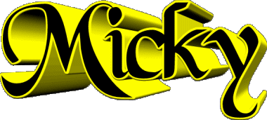 Micky M MASCULINE -  UK - USA - IRL - AUS - NZ First Names 
