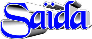 Saïda S FEMMINILE - Maghreb Musulmano Nome 