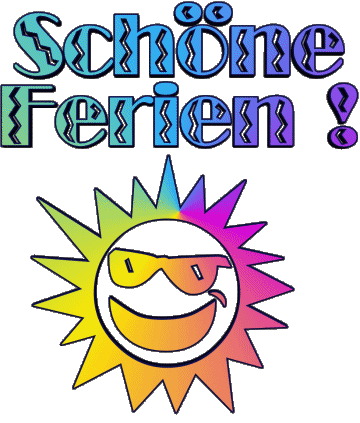 04 Sfondo trasparente Schöne Ferien Tedesco Messagi 