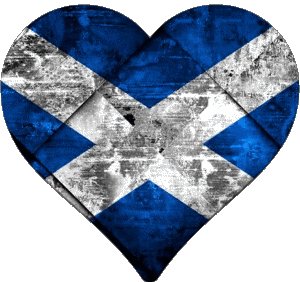 Coeur Ecosse Europe Drapeaux 