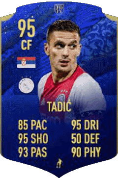 Dusan Tadic Serbien F I F A - Karten Spieler Videospiele Multimedia 