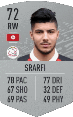 Bassem Srarfi Tunesien F I F A - Karten Spieler Videospiele Multimedia 