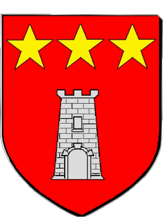 Blasone-Blasone SAINT HILAIRE DU HARCOUET 50 Dipartimenti - Città Francia Bandiere 