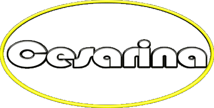 Cesarina C WEIBLICH - Italien Vorname 