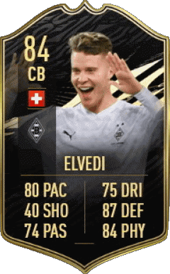 Nico Elvedi Suisse F I F A - Joueurs Cartes Jeux Vidéo Multi Média 