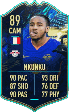 Christopher Nkunku Frankreich F I F A - Karten Spieler Videospiele Multimedia 