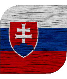 Carré Slovaquie Europe Drapeaux 