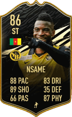 Jean-Pierre Nsame Kamerun F I F A - Karten Spieler Videospiele Multimedia 