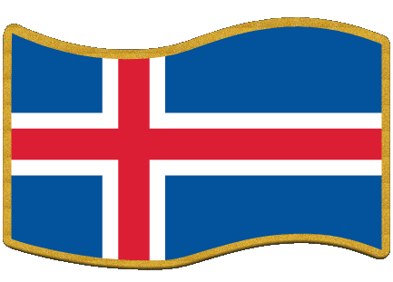 Rectangle Iceland Europe Flags 