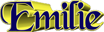 Emilie E FEMININ - France Prénoms 