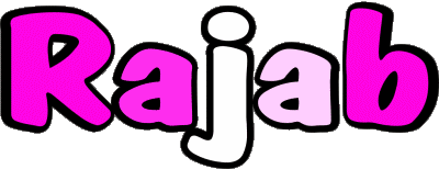 Rajab R MASCULINO - Magreb Musulmán Nombre 