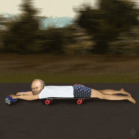 Scorpion Dagger GIF Künstler Humor -  Fun 